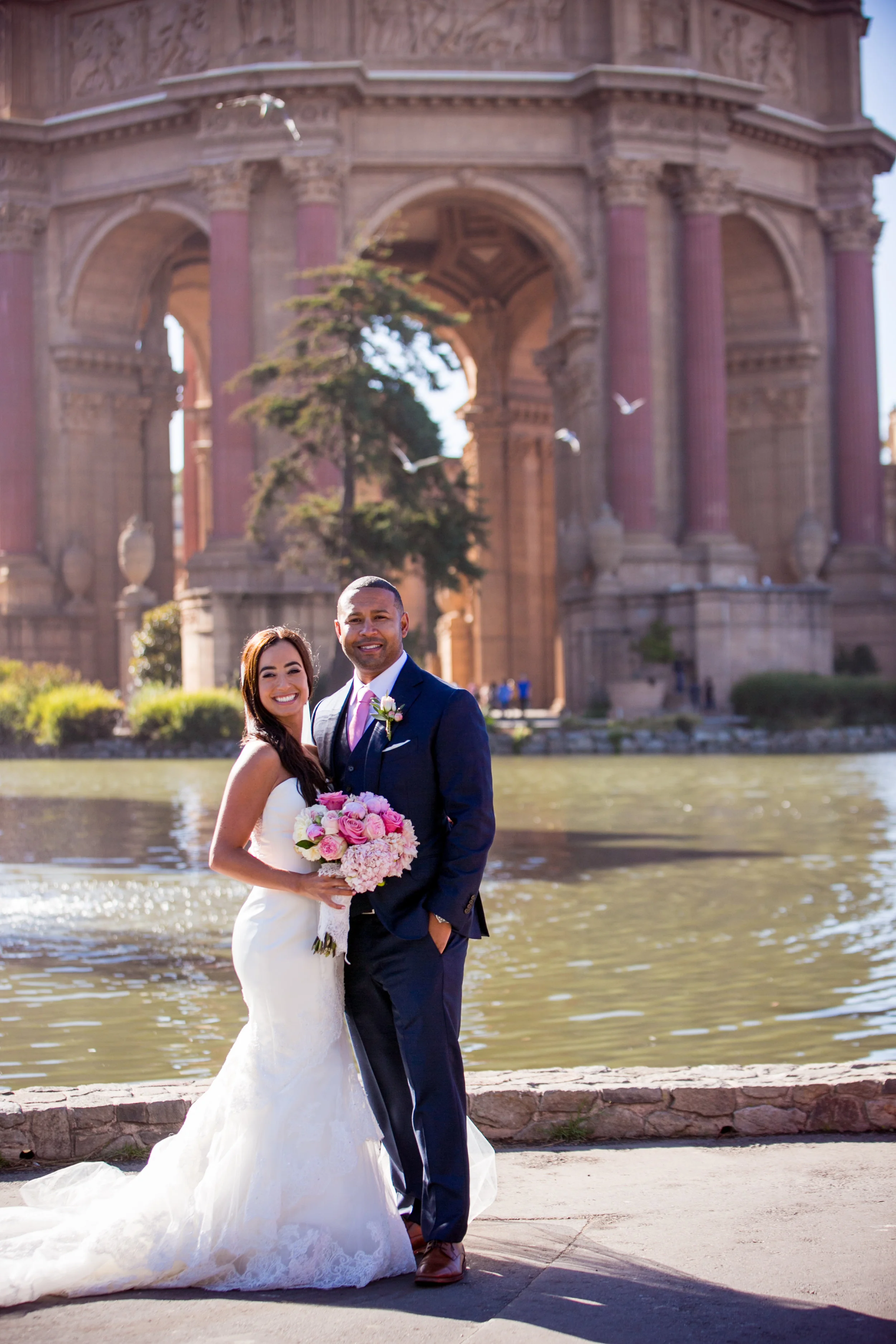Palace of Fine Arts Bride and Groom