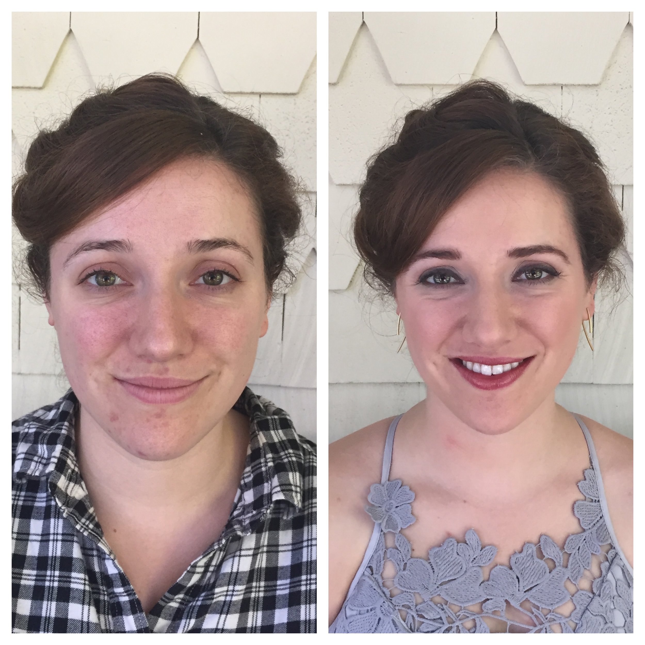 Bride's maid Before and After