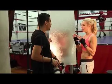 Fitness Shoot BTS with Annemieke Kerstens,