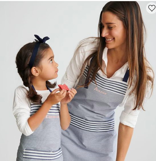 Mark and Graham Matching Mother Daughter aprons.