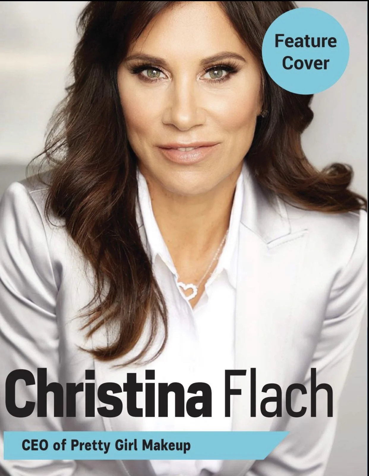 Pretty Girl Makeup products by Christina Flach featured in magazine beauty industry article