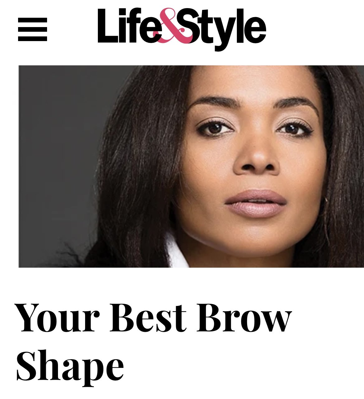 Christina Flach shares best brow shape tips in Life and Style magazine as celebrity makeup artist