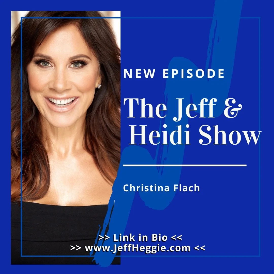Christina Flach Jeff and Heidi Show podcast interview celebrity makeup artist CEO Pretty Girl Makeup entrepreneurship mindset