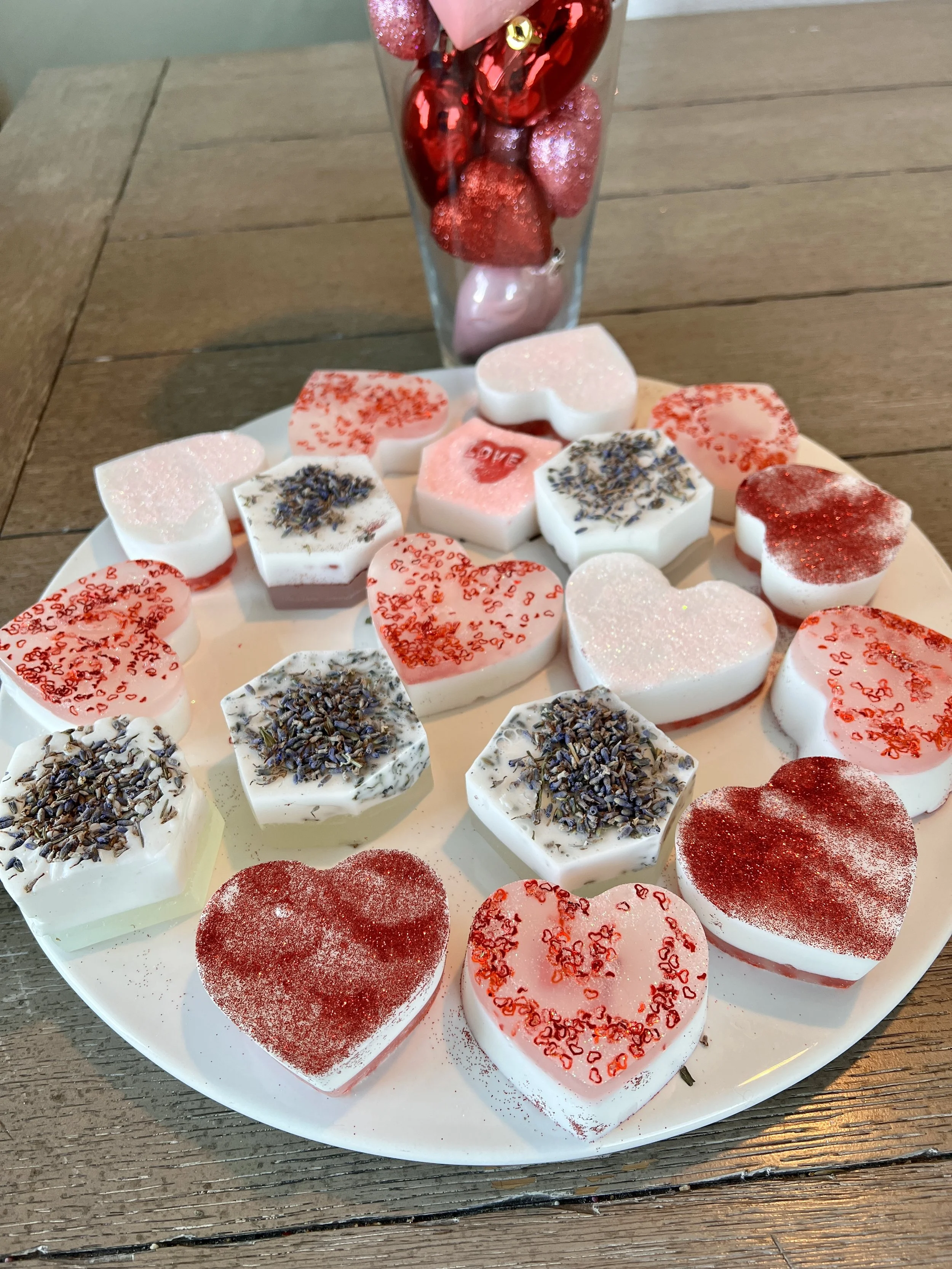 DIY Valentine's Day Bath Soap