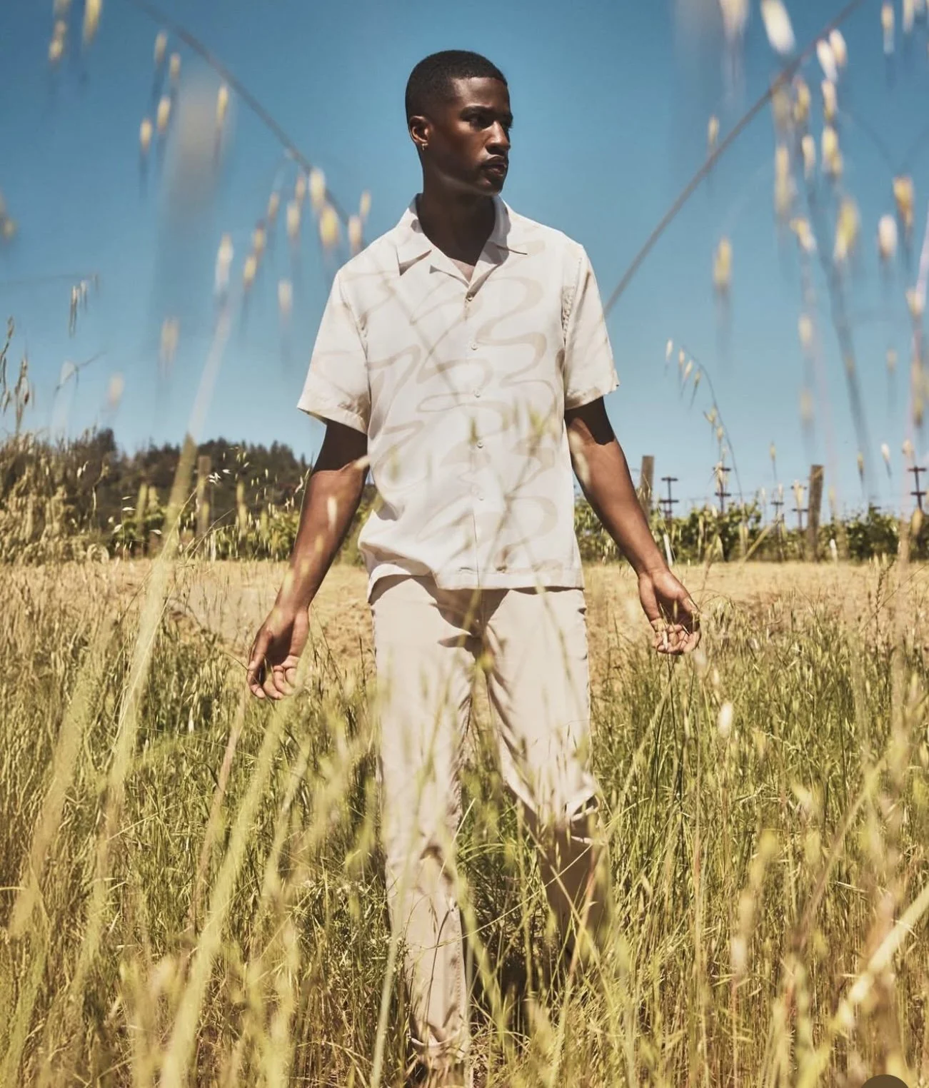 Bugatchi Fashion in a Field