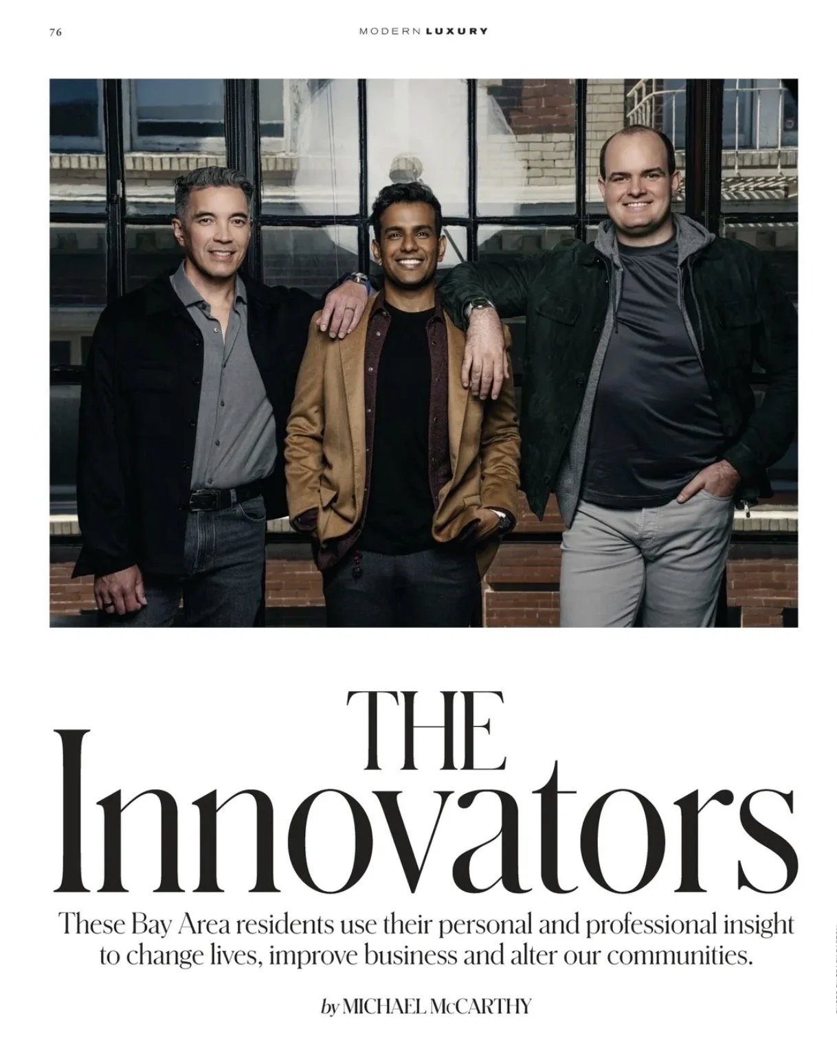 Modern Luxury Innovators Editorial | Makeup & Grooming by Christina Flach