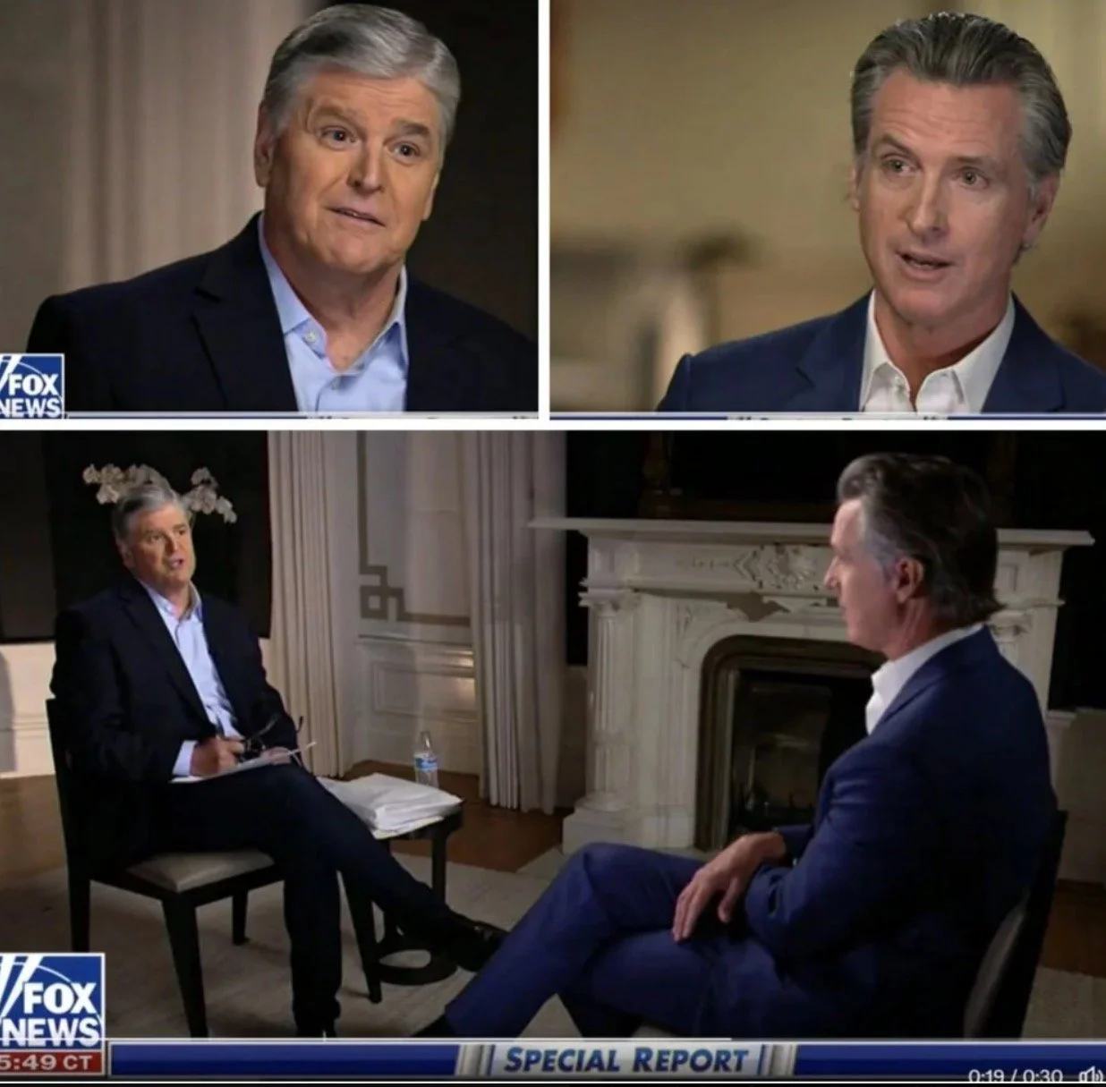 Sean Hannity Interviews  Governor Gavin Newsom | Fox News 