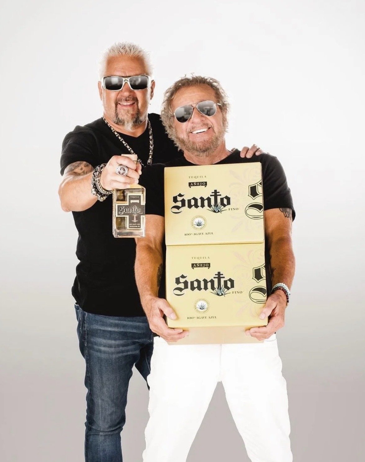 Sammy Hagar & Guy Fieri  for Santo Tequila 