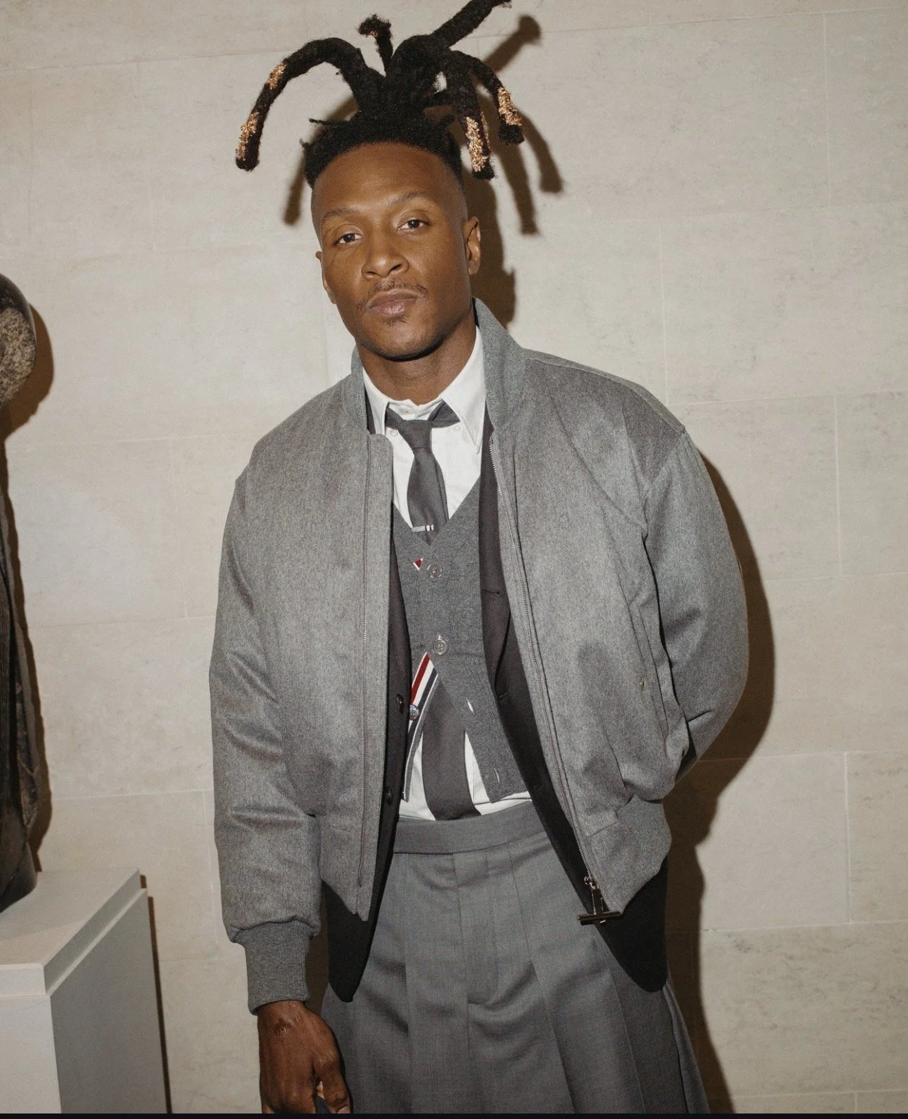DeAndre Hopkins at GQ Super Bowl Fashion Event in San Francisco