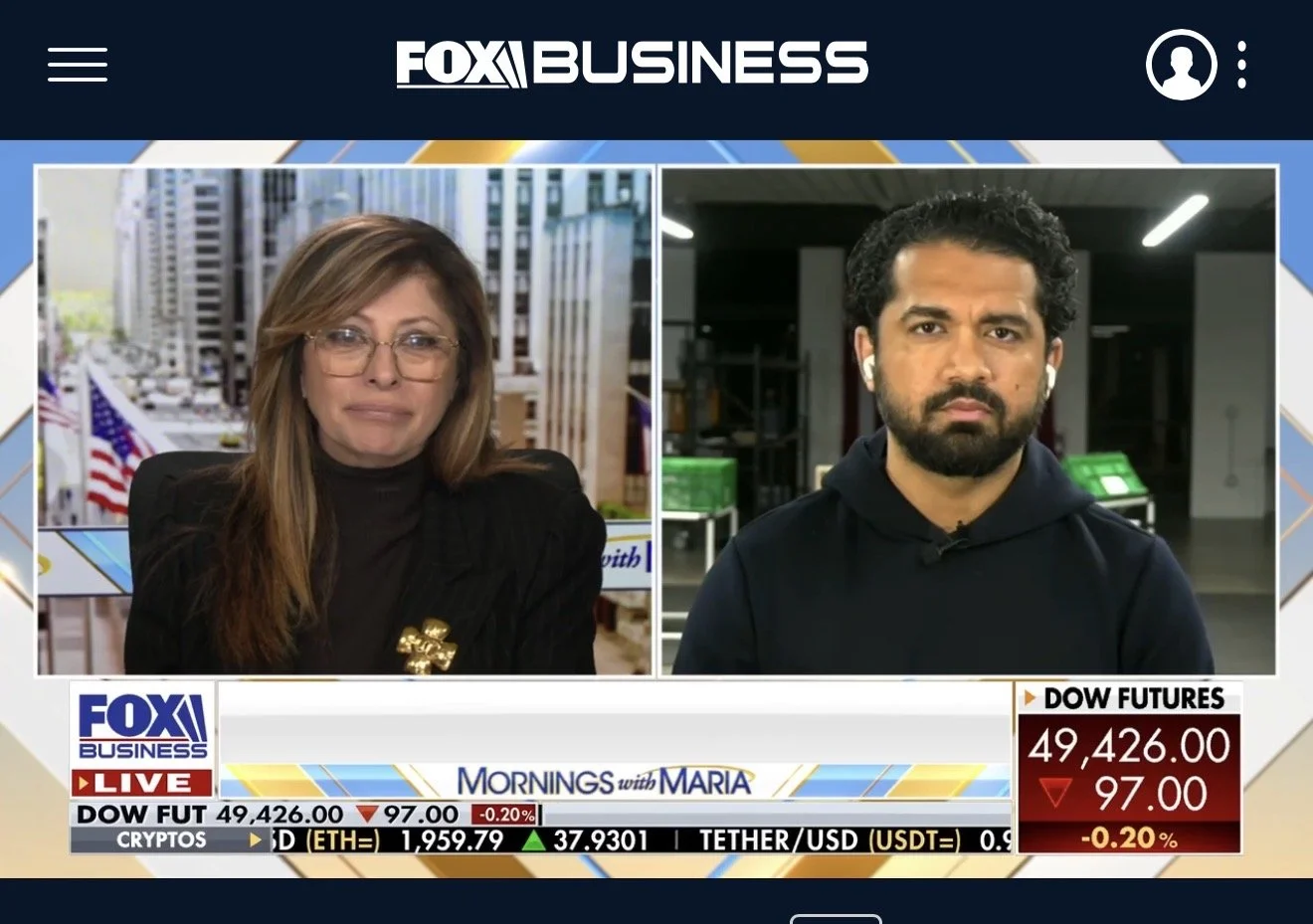 Sankaet Pathak CEO Grooming by Christina Flach on FOX Business | Mornings with Maria