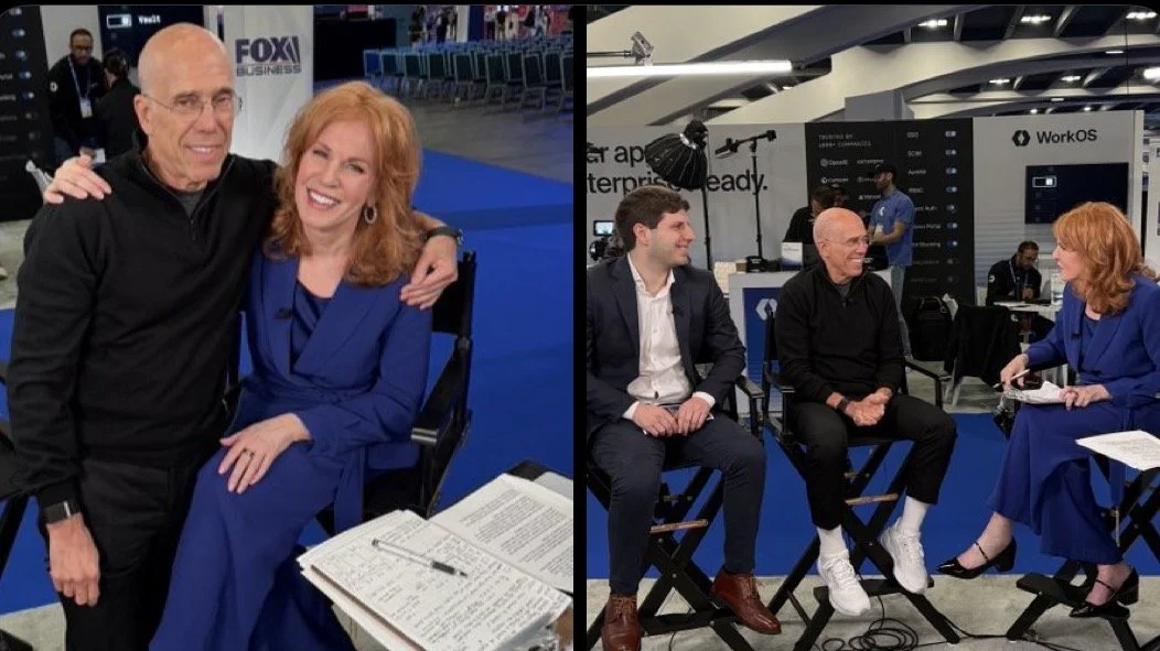  Christina Flach with Liz Claman on Fox Business in San Francisco | Behind the Scenes
