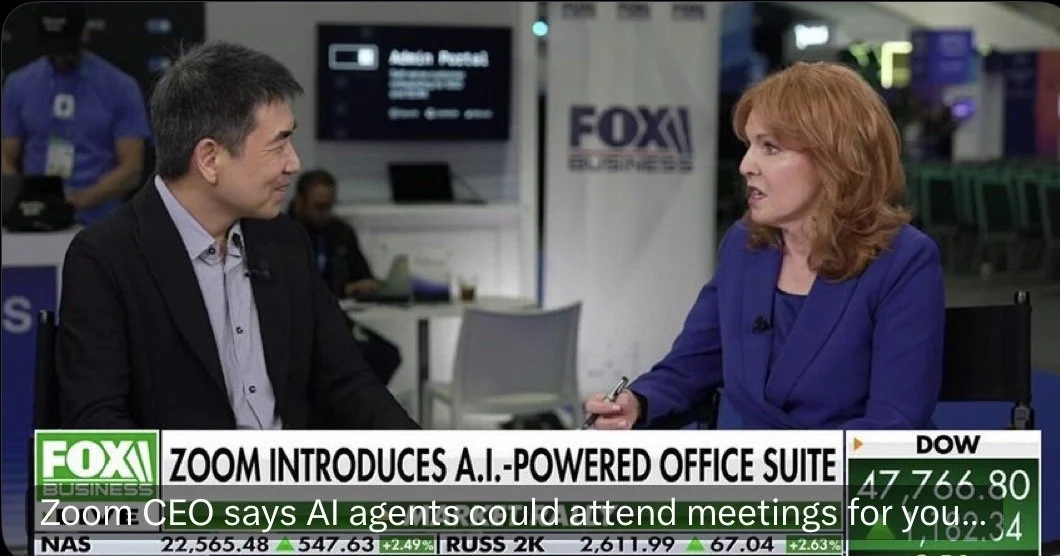Christina Flach on Fox Business in San Francisco | Makeup for Liz Claman & Grooming for Zoom CEO Eric Yuan