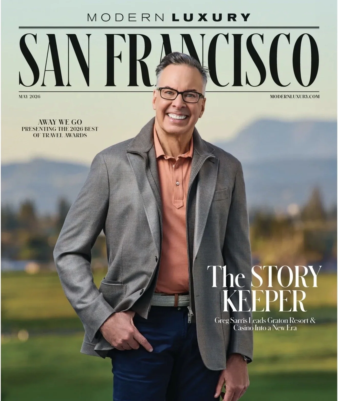 Greg Sarris | San Francisco Magazine May 2026 Cover