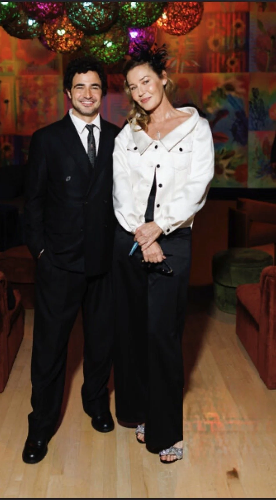 Zac Posen & Connie Nielsen at Art Bash 2026 San Francisco | Grooming by Christina Flach