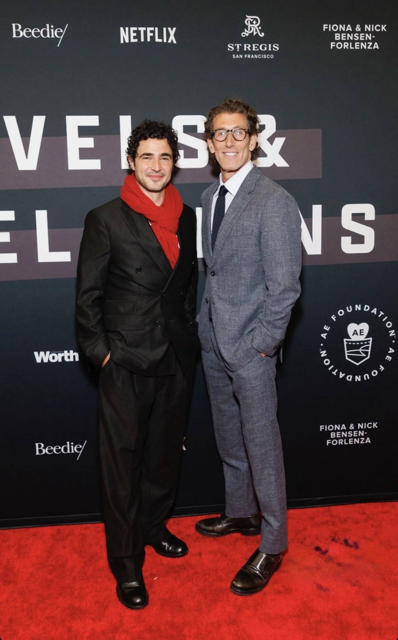 Zac Posen and GAP CEO at Art Bash San Francisco 2026 | Grooming by Christina Flach