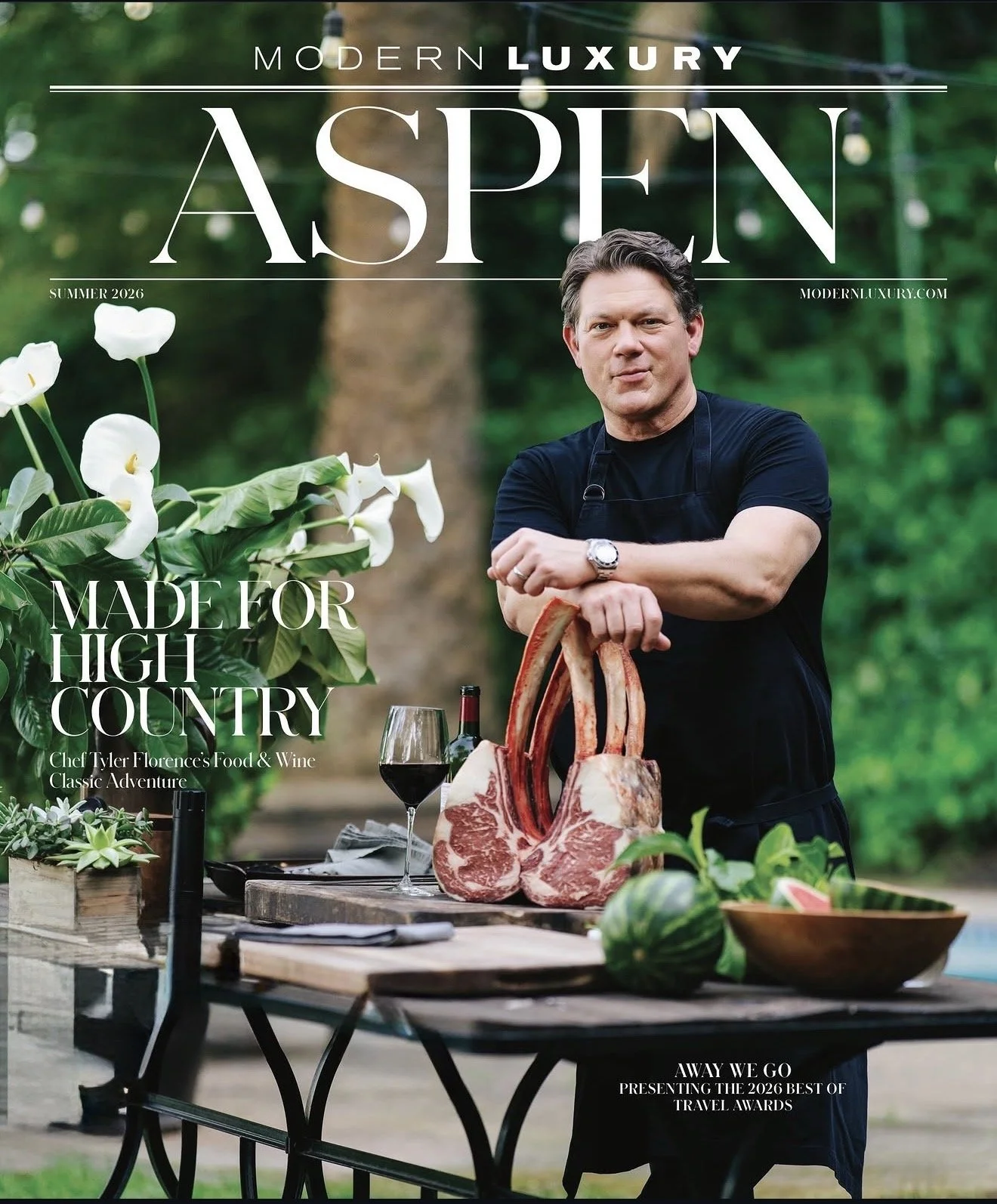 Tyler Florence Grooming by Christina Flach for Modern Luxury Aspen