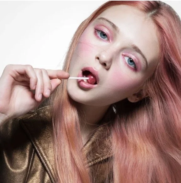 Luxury Pink Hair Beauty Editorial | Christina Flach
