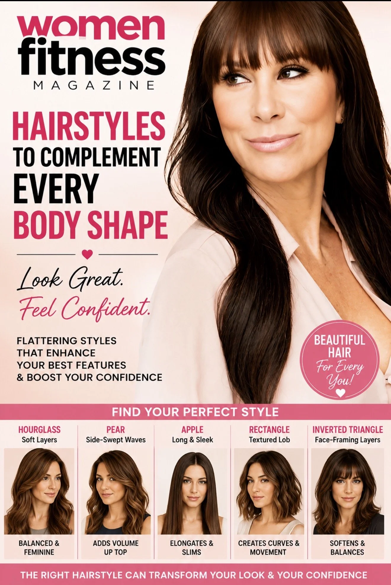 Hairstyles to Complement Every Body Shape