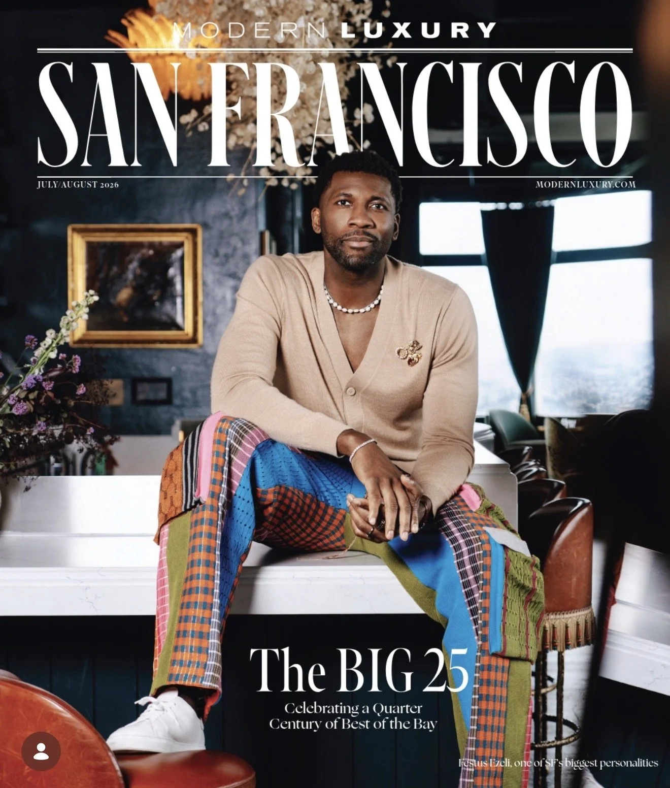 San Francisco Magazine Cover, Festus Ezeli Grooming