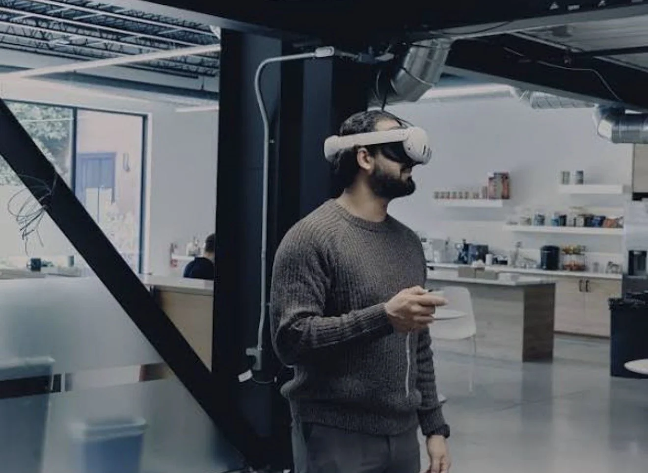 Sankaet Pathak with VR Headset, TIME Magazine