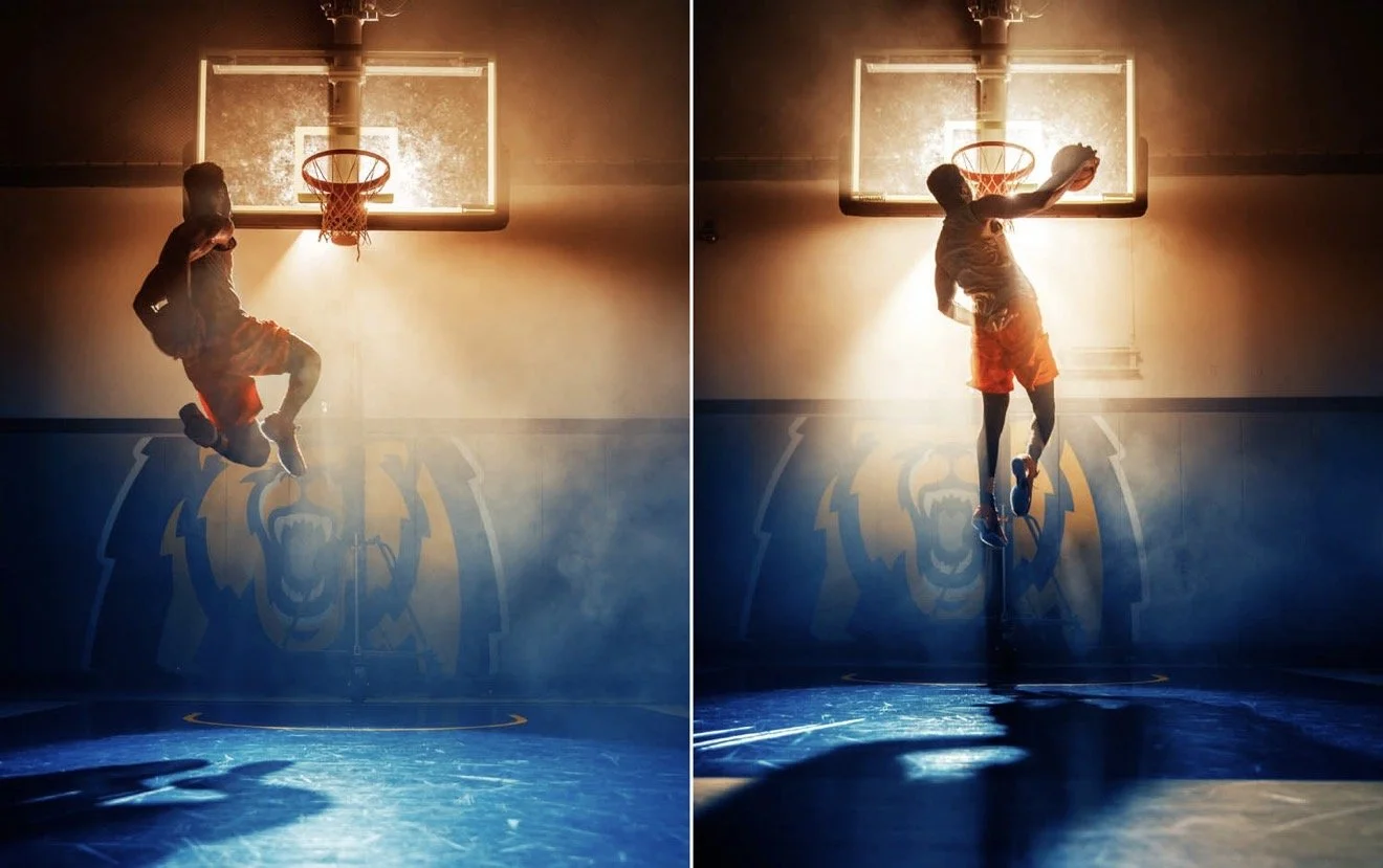 Jaylen Brown Dunk Shoot with Christina Flach, SF Celebrity Makeup Artist