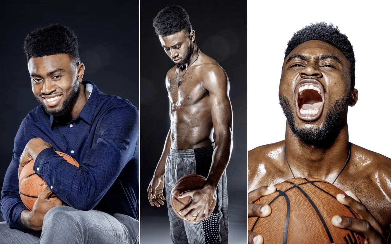 Jaylen Brown Portraits by Christina Flach, SF Celebrity Makeup Artist