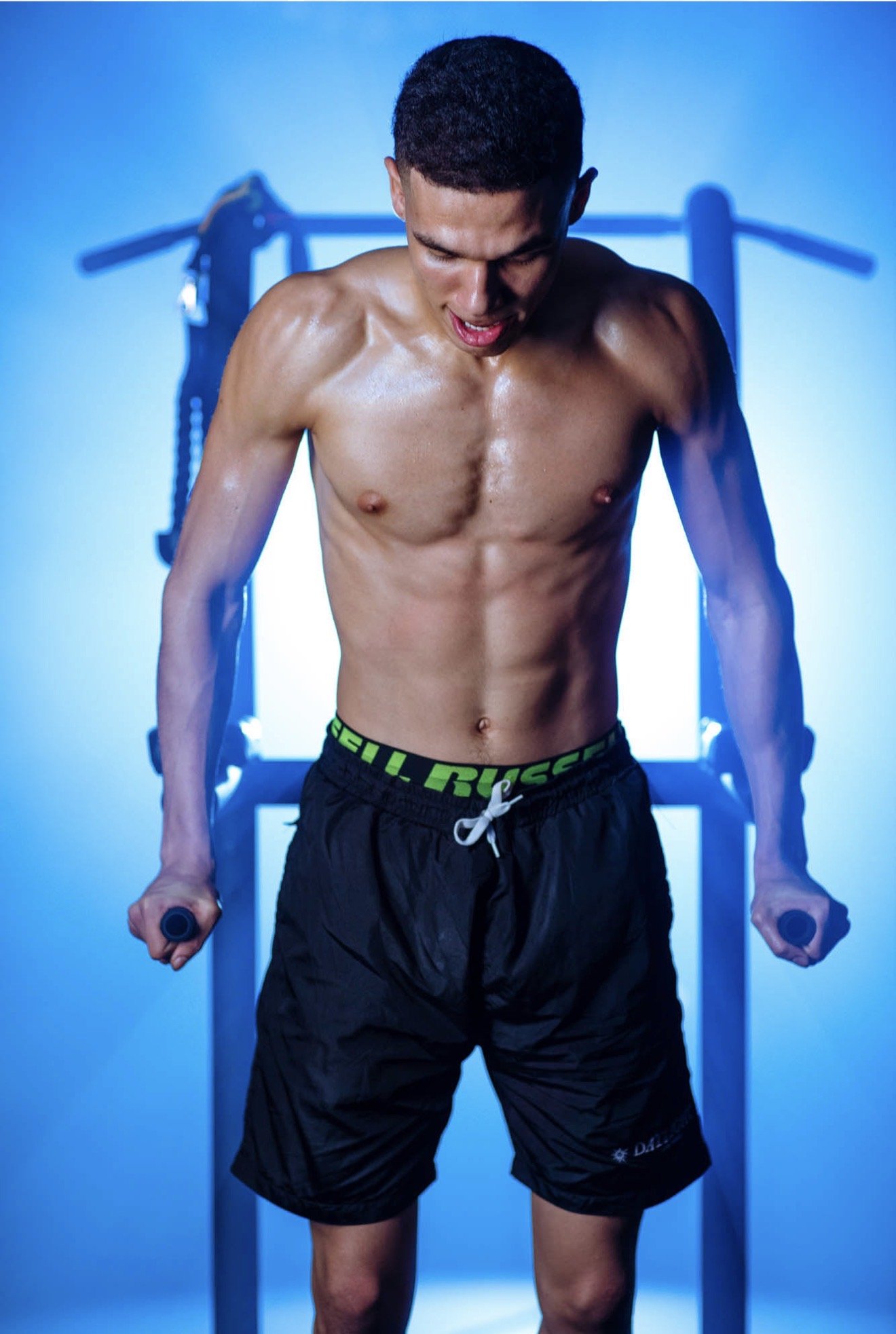 Boxer Devon Lee Grooming by Christina Flach, SF Celebrity Makeup Artist