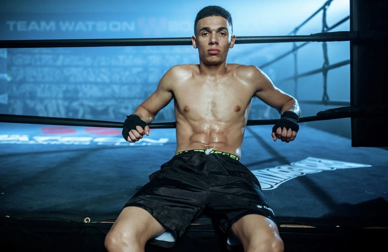 Boxer Devon Lee in the Corner by Christina Flach, SF Celebrity Makeup Artist