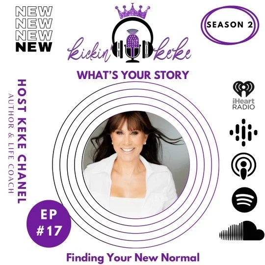 Christina Flach podcast interview on Kickin Keke discussing healing after loss personal growth and finding a new normal