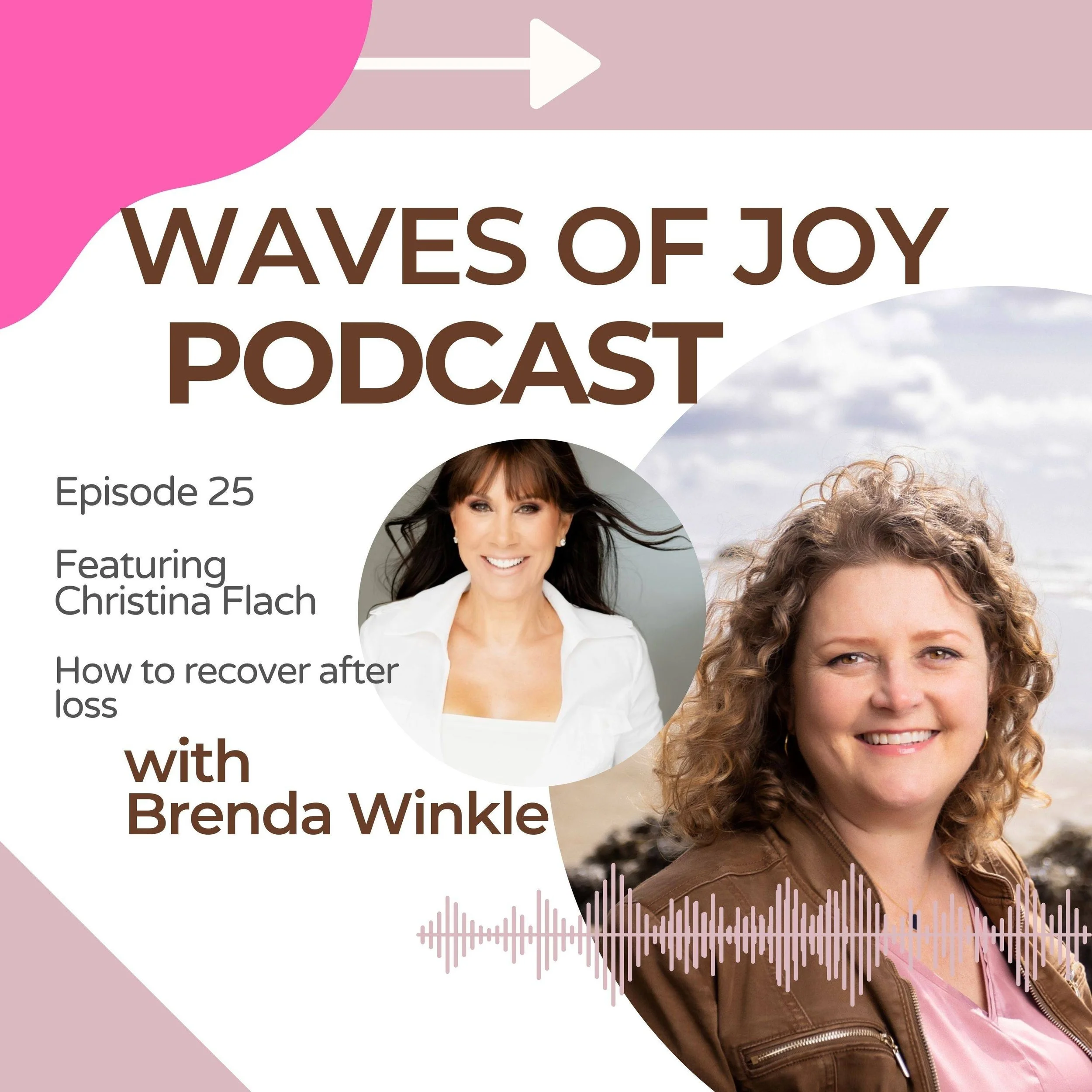 Christina Flach podcast interview on grief healing, loss, and finding joy again after loss