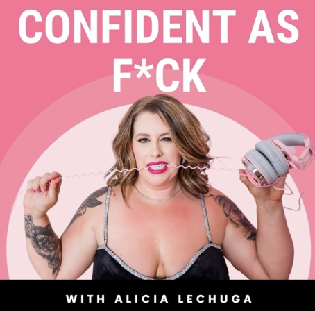 Christina Flach discussing confidence and beauty from within in podcast interview on unstoppable confidence and radiant skin