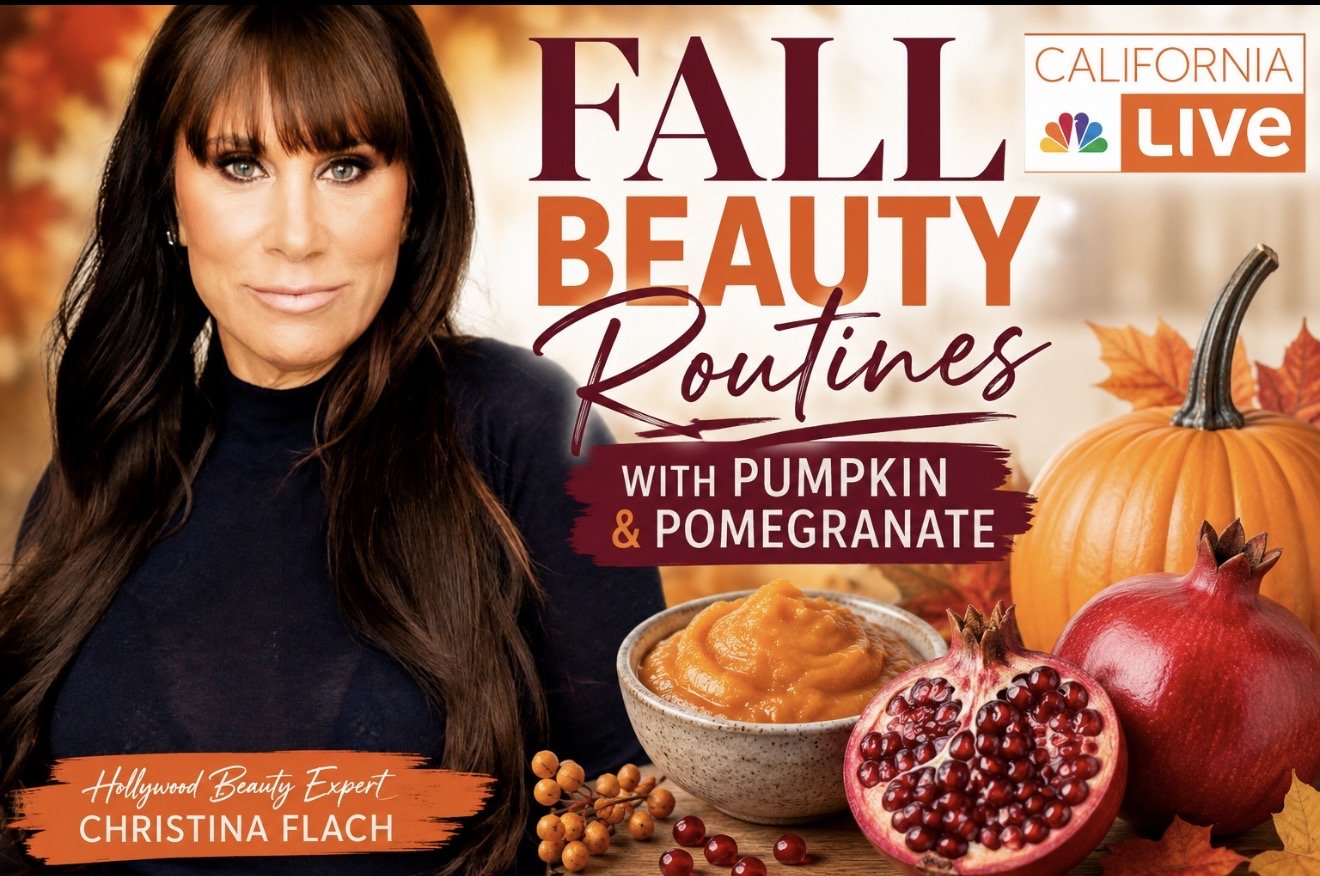Hollywood beauty expert and Pretty Girl Makeup CEO Christina Flach shares fall beauty routines with pumpkin and pomegranate on NBC California Live