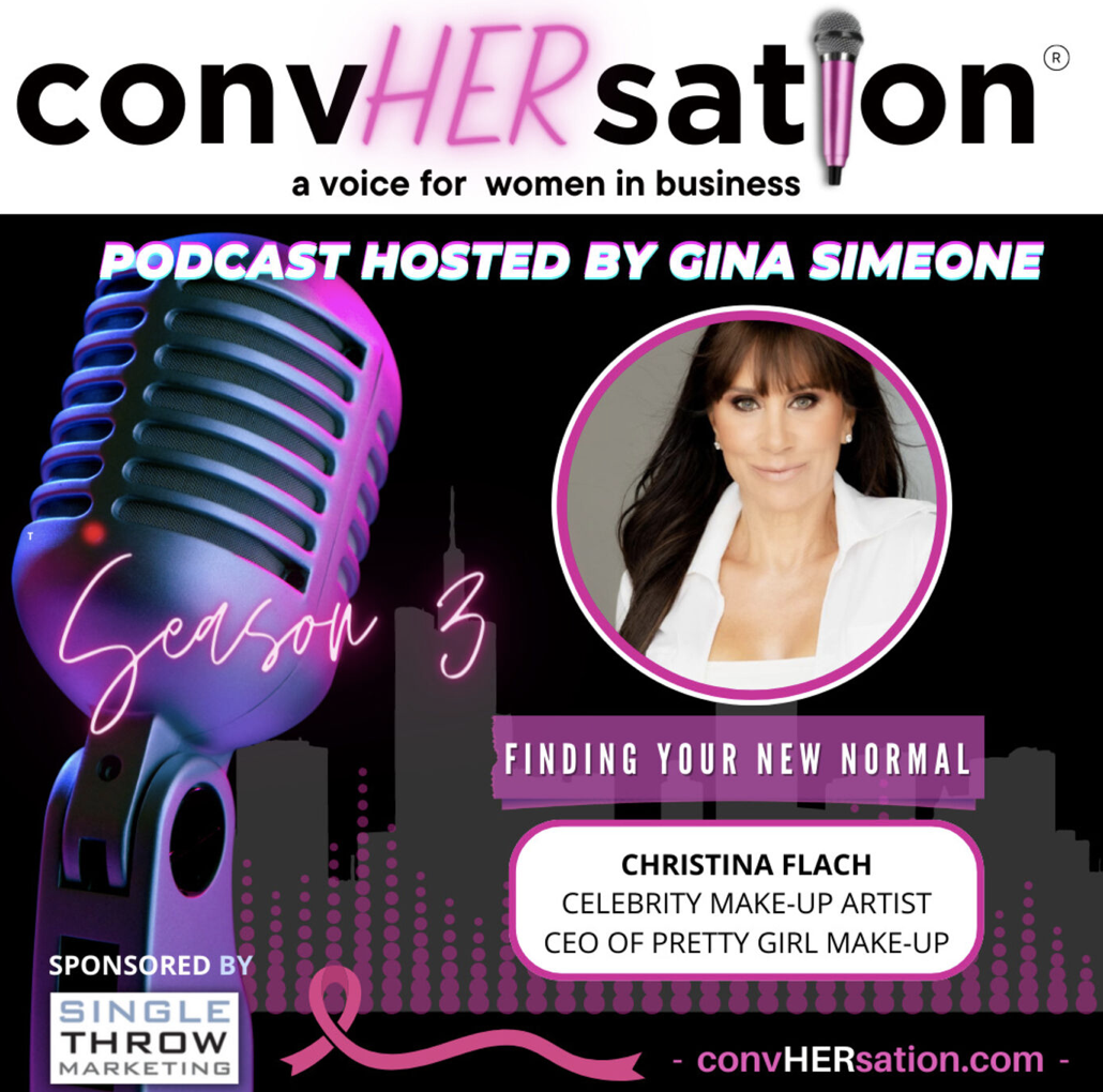 Christina Flach on ConvHERsation podcast discussing women in business, leadership, confidence, and entrepreneurship