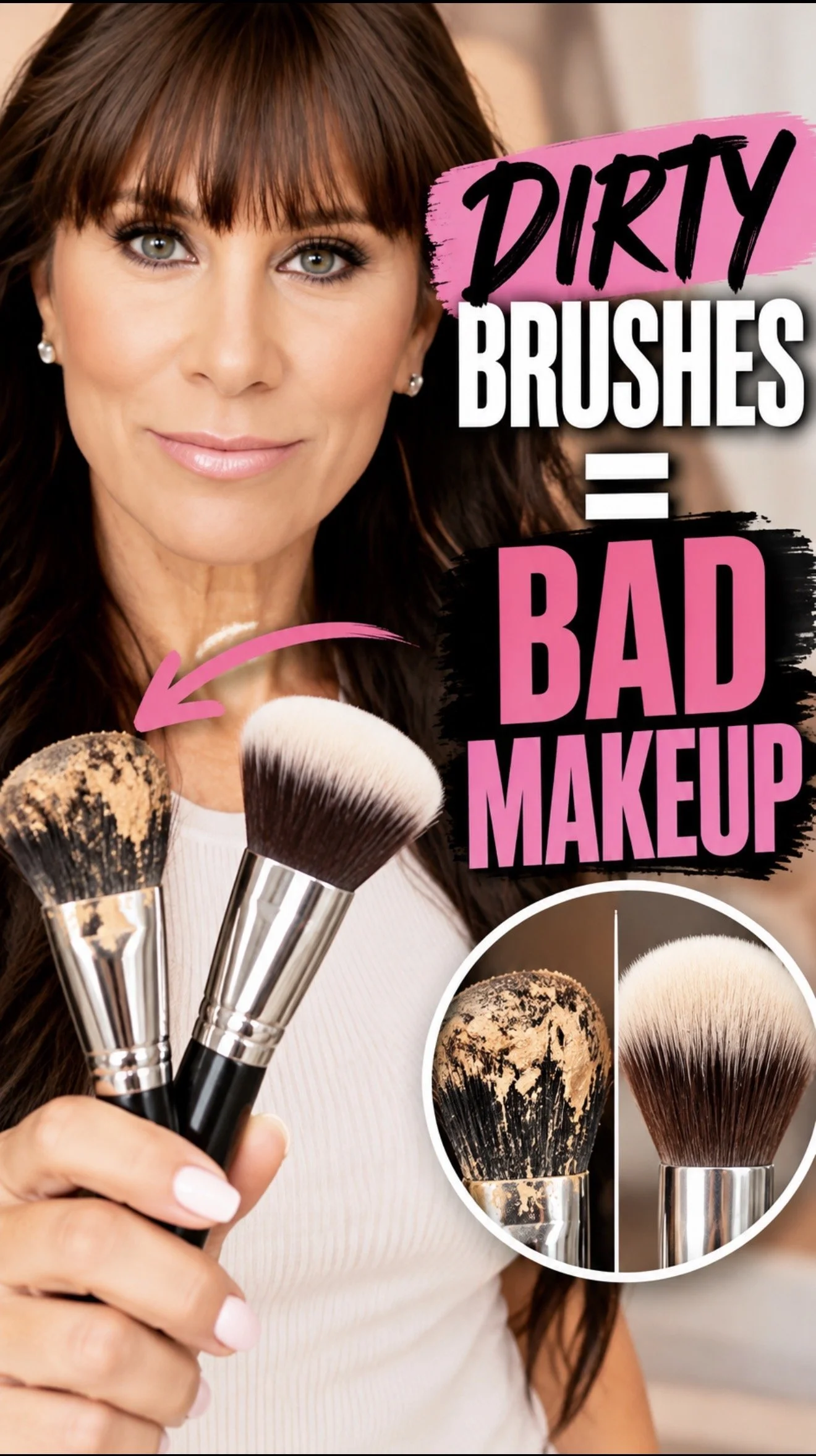 How to clean makeup brushes by Christina Flach celebrity makeup artist San Francisco Bay Area