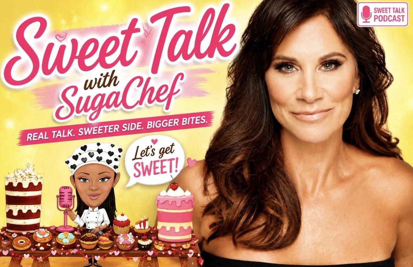 Christina Flach, San Francisco Bay Area celebrity makeup artist, on Sweet Talk with SugaChef podcast”
