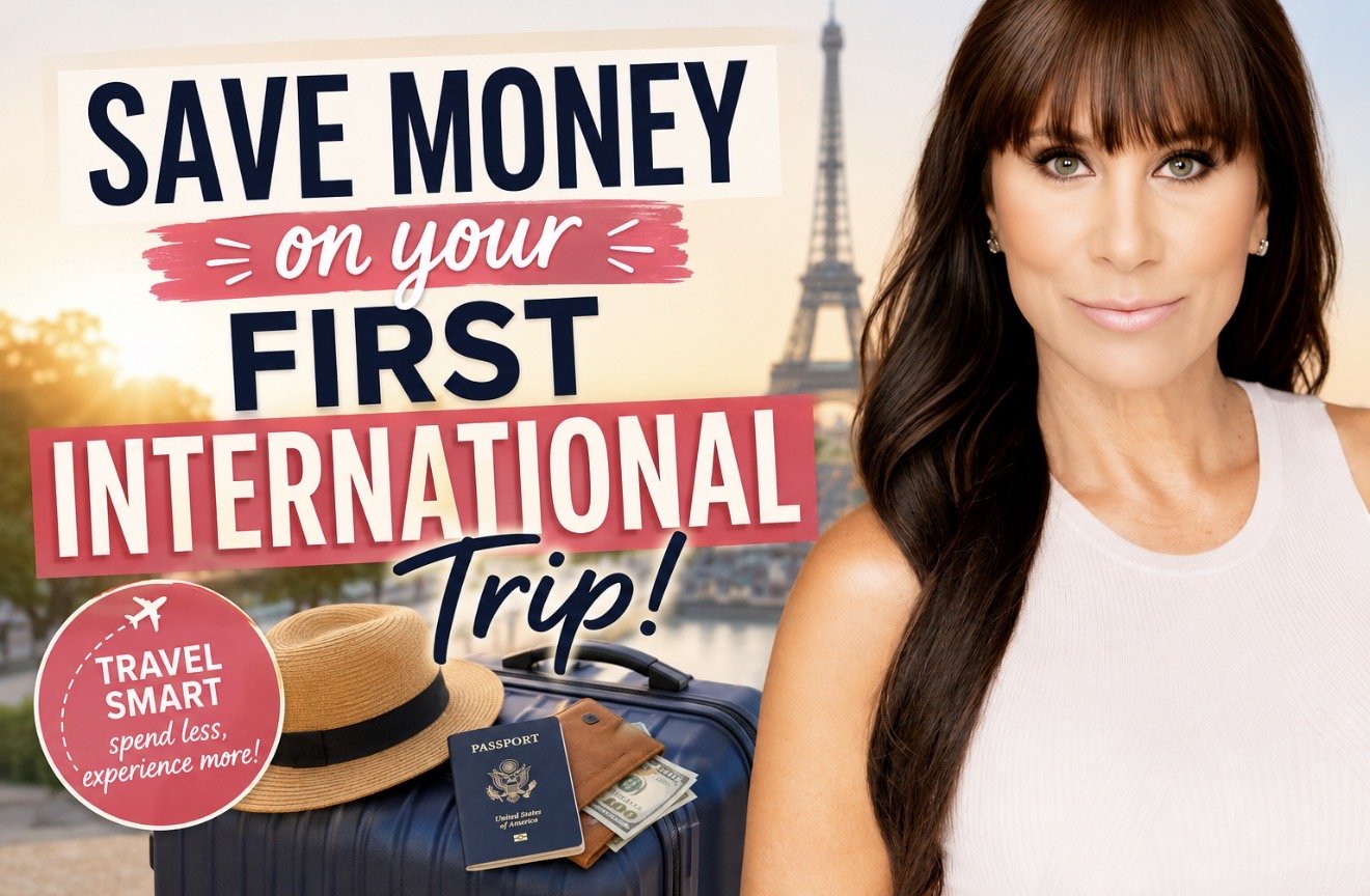 Christina Flach shares tips to save money on your first international trip