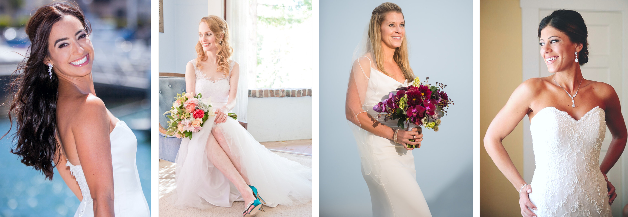 Bridal hair and makeup by celebrity makeup artist Christina Flach San Francisco Bay Area