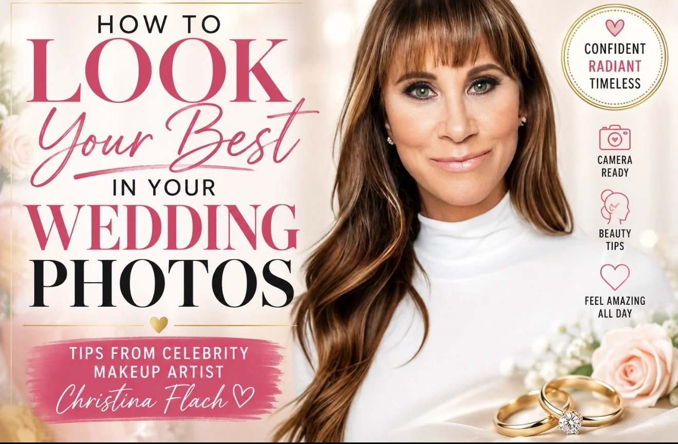 Christina Flach, San Francisco Bay Area celebrity makeup artist, shares tips to look your best in wedding photos