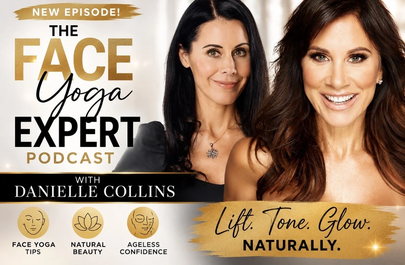 Christina Flach interviews Face Yoga Expert Danielle Collins on natural beauty, facial exercises, anti-aging techniques, and wellness in this inspiring podcast episode.