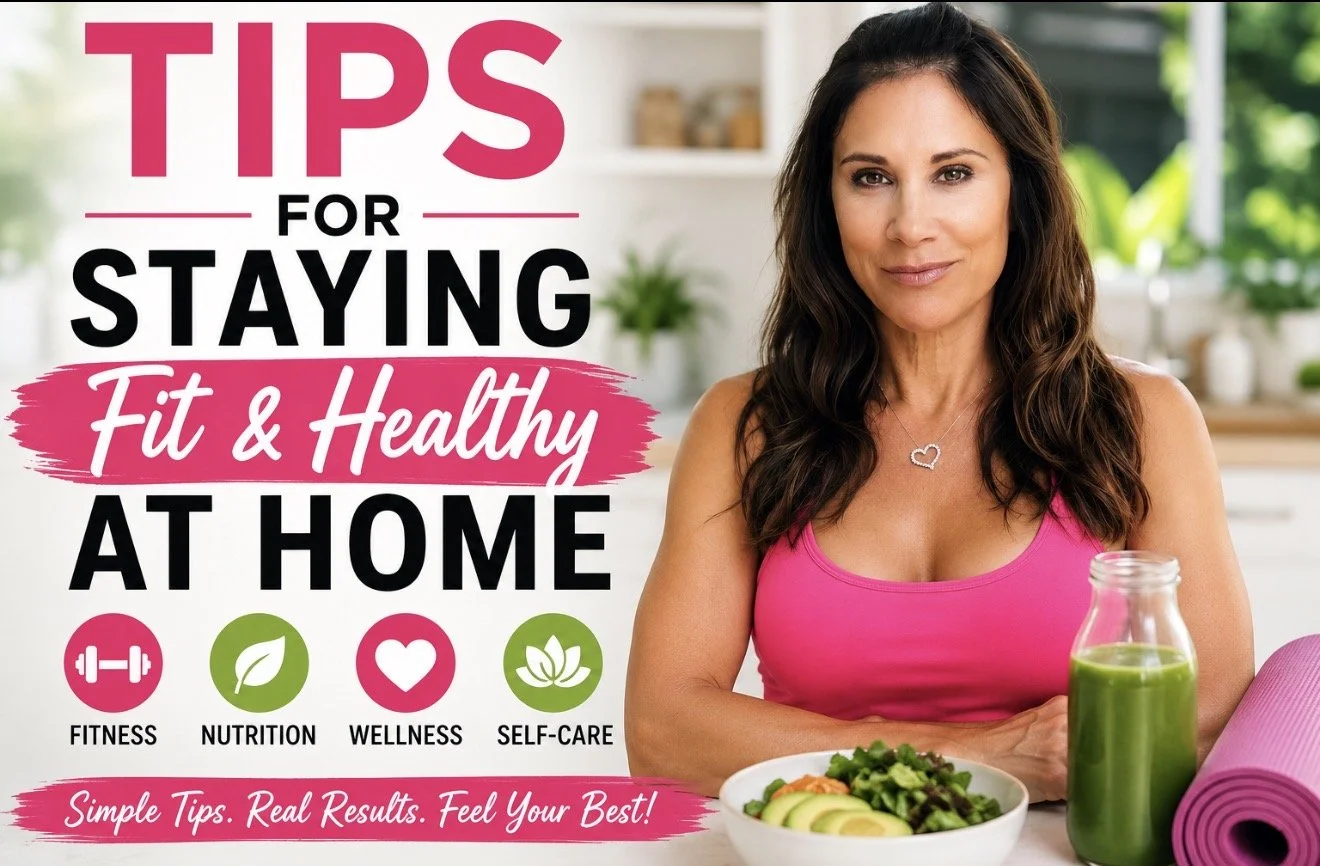 Christina Flach, San Francisco Bay Area celebrity makeup artist, shares tips for staying fit and healthy at home