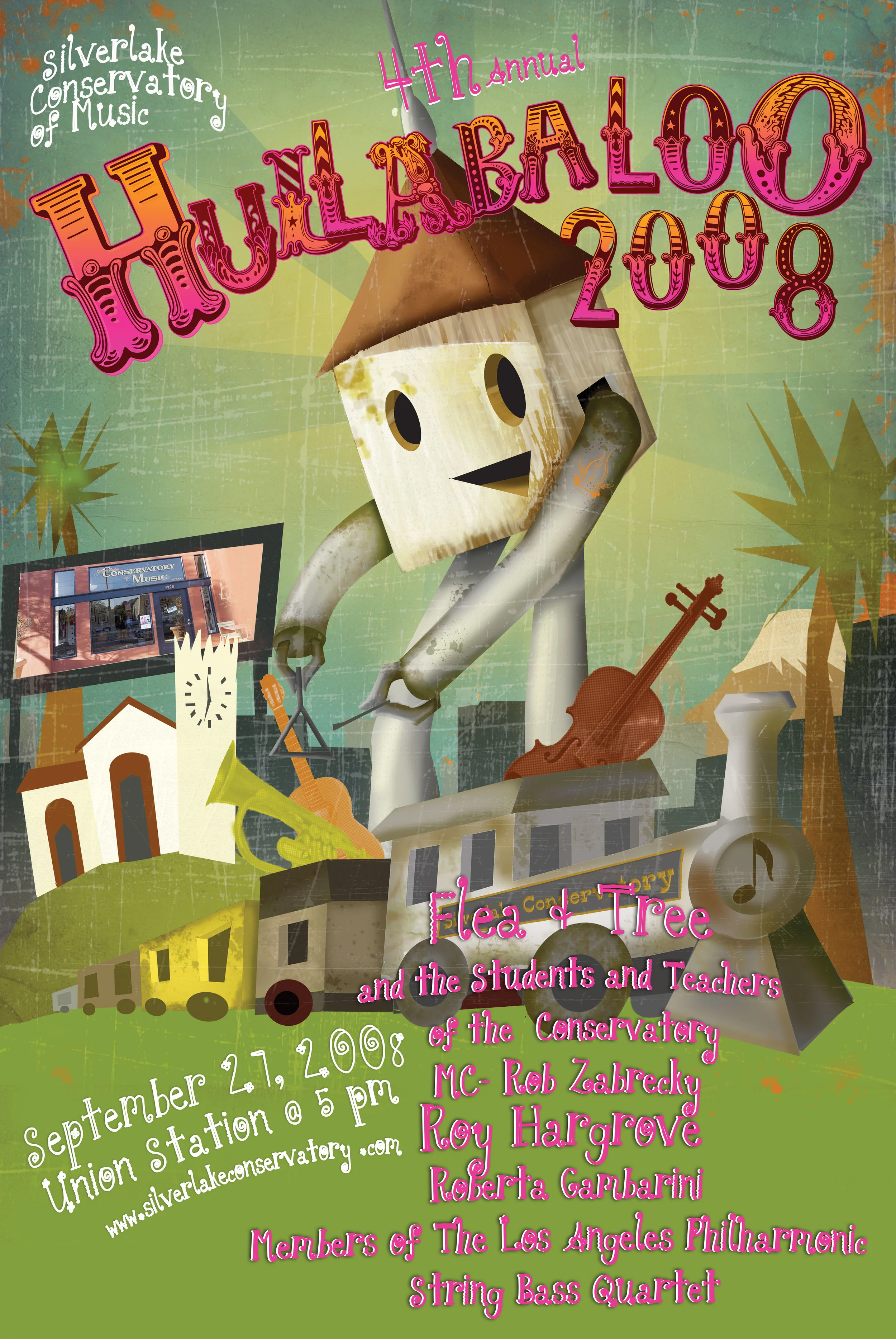 Silverlake Conservatory of Music's Hullabaloo's poster