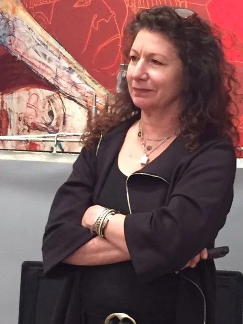 Here's Nancy on set!