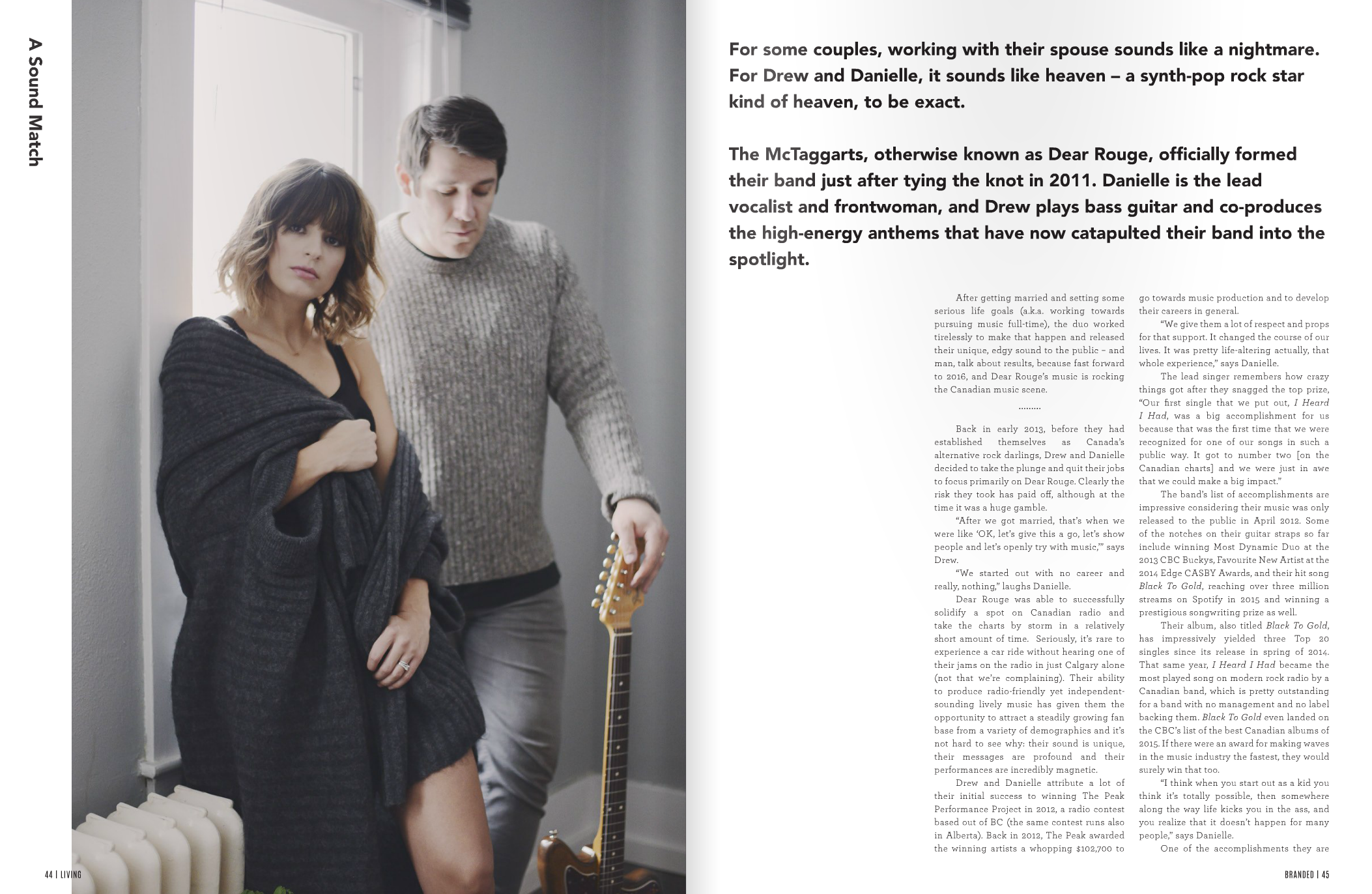 Dear Rouge feature in Branded Magazine