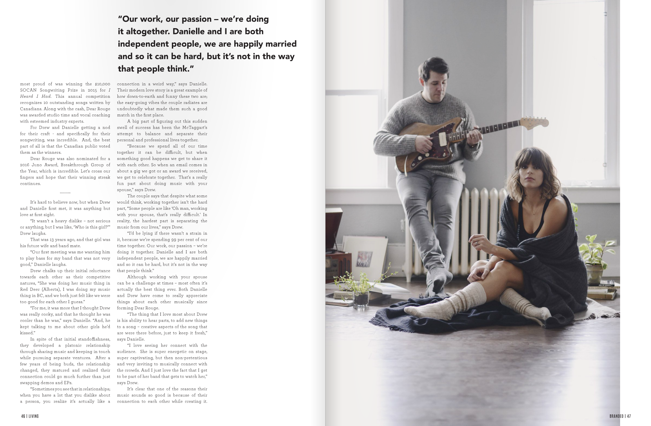 Dear Rouge feature in Branded Magazine