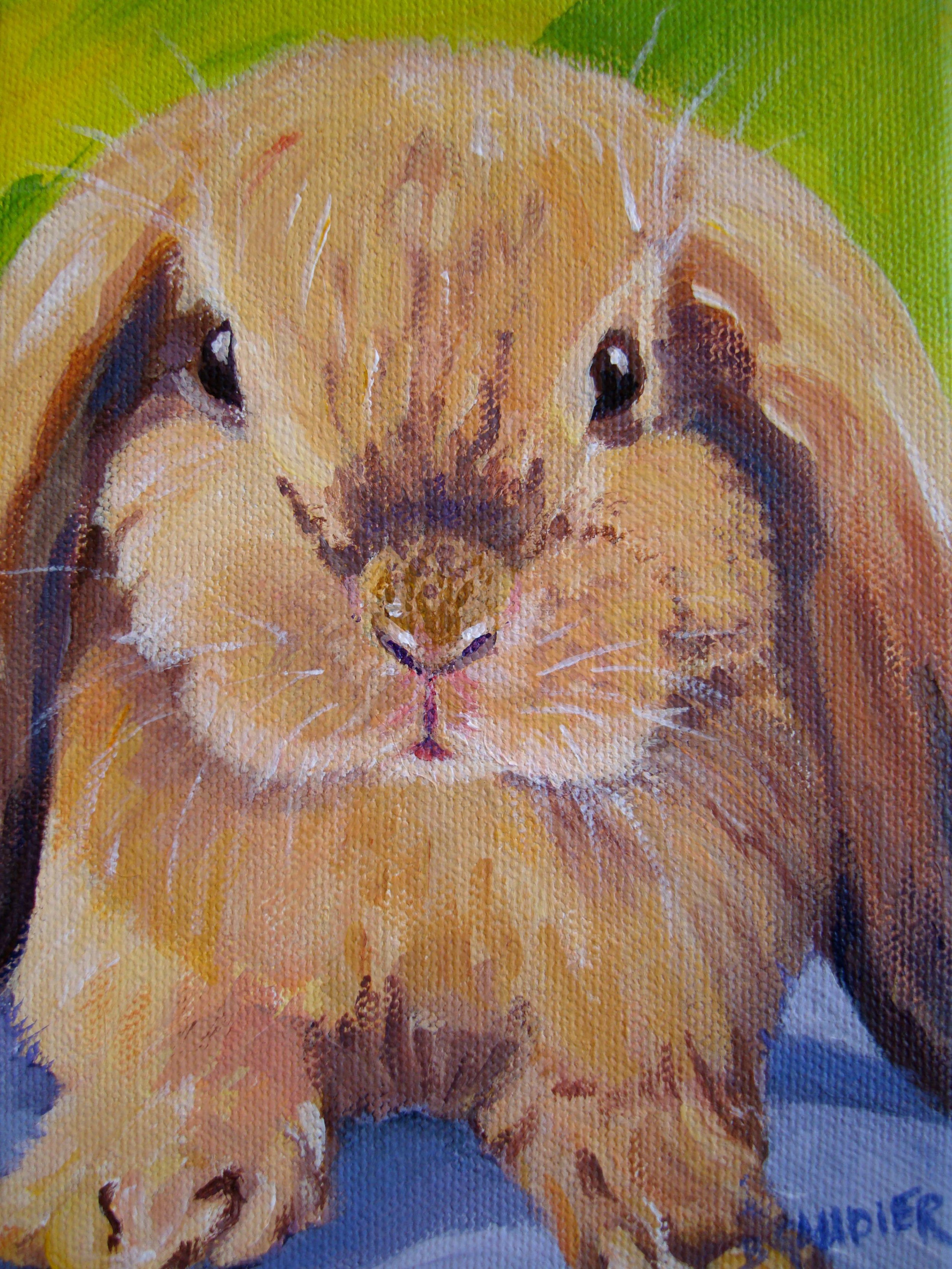Champagne Bunny archive - acrylic on canvas 5x7.jpg