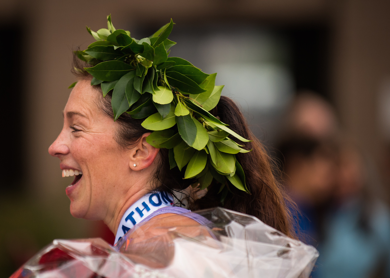 Lauren Jackson, 2016 Maine Marathon winner.