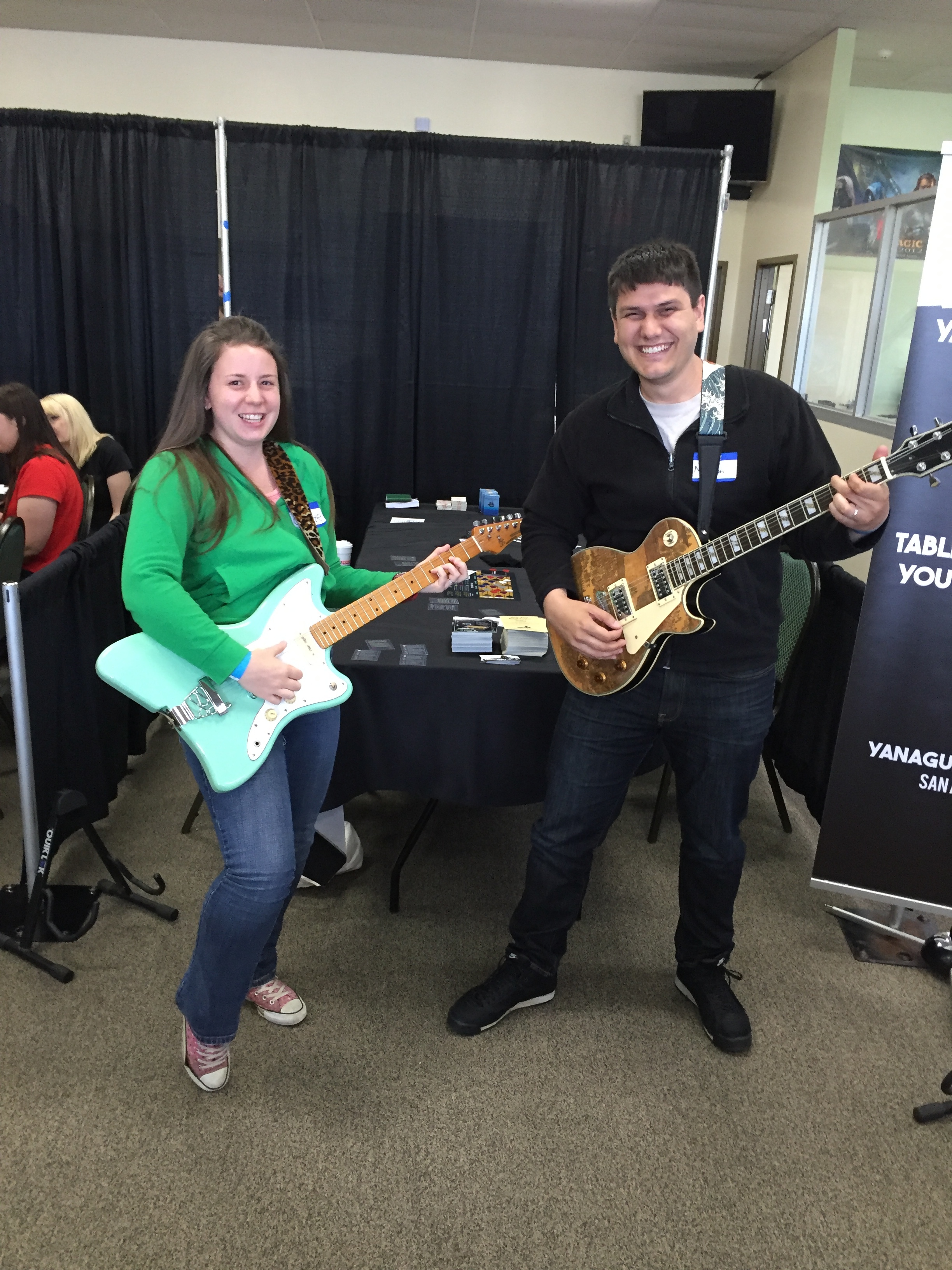 Wonderful players from Connecticut FIG posing with their instruments after a game.