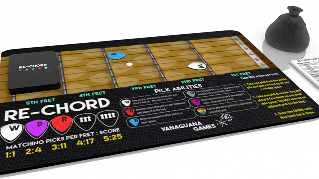 Placing a red pick allows a guitarist to remove any other pick from the fretboard.