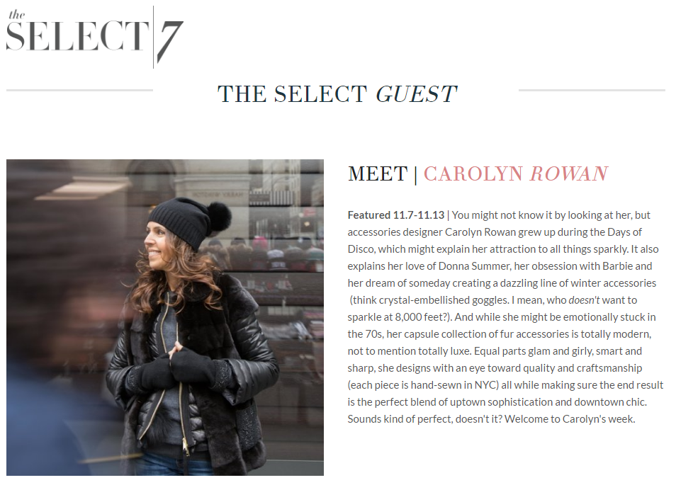 The Select 7 - 2016
