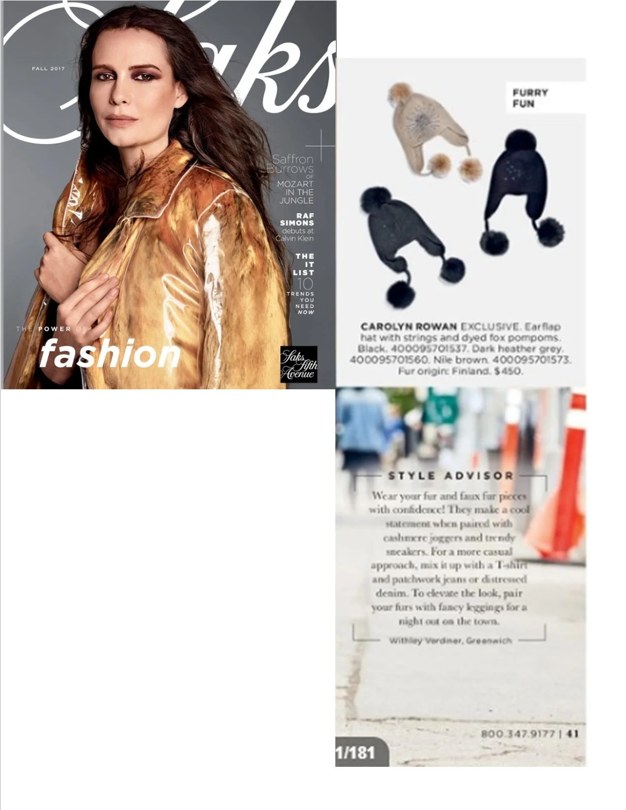 Saks Fifth Avenue - Fall 2017
